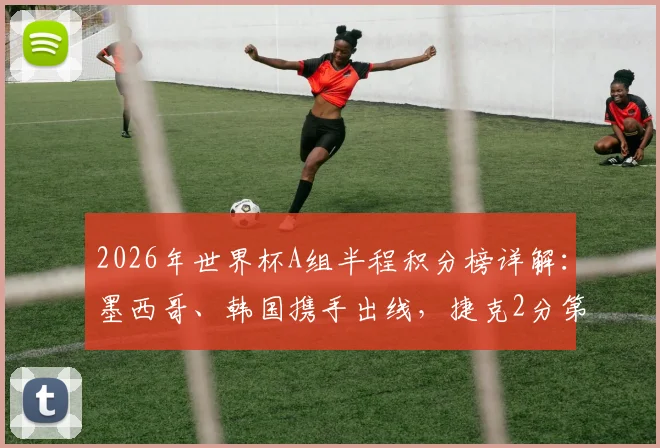 2026年世界杯A组半程积分榜详解：墨西哥、韩国携手出线，捷克2分第三能否逆袭？
